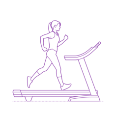 Fixtures Exercise Equipment Treadmill Editable Svg Line Art, Free Vectors File